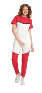 Trening dama cu maneca scurta si pantaloni lungi COD TRENING-563