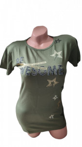 Tricou dama cu maneca scurta cod a1176 - Img 2