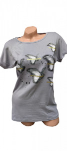 Tricou dama cu maneca scurta cod a4360 - Img 2