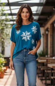 Tricou dama cu maneca scurta, marimi pana la 10xl
