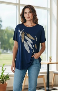 Tricou dama cu maneca scurta, marimi pana la 10xl