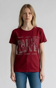 Tricou dama cu maneca scurta, marimi pana la 2xl