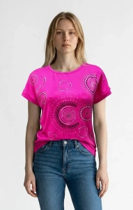 Tricou dama cu maneca scurta, marimi pana la 2xl