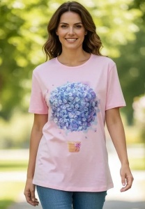 Tricou dama cu maneca scurta, marimi pana la 5xl