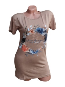 Tricou dama din bumbac calitativ model nou cod x1187