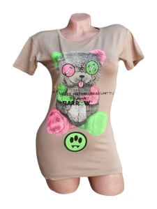 Tricou dama din bumbac calitativ model nou cod x1214