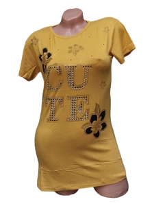 Tricou dama din bumbac calitativ model nou cod x1242