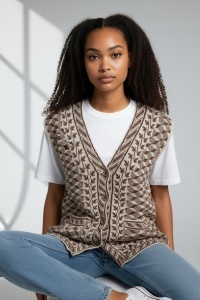 Vesta tricot de dama COD VESTA-026
