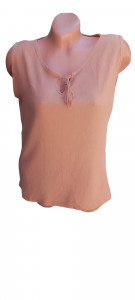 Bluza dama calitativa fara maneca din in cod T950