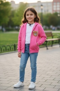 Hanorac din bumbac cu maneca lunga pentru copii COD HANORAC-062
