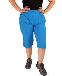 Pantaloni 3 sfert de dama din in cod x0423