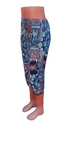Pantaloni 3 sfert vaporosi de vara pentru dama cod x5383