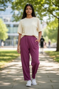 Pantaloni tricot lungi de dama COD PANTALON-373