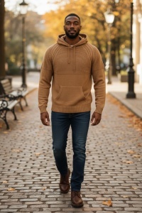 Pulover gros din tricot pentru barbati COD PULOVER-311