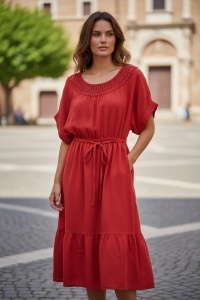 Rochie dama fabricatie Italia, croiala moderna, usoara si eleganta