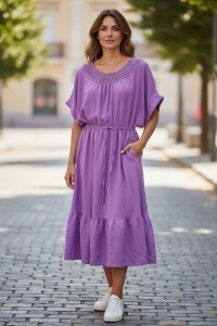 Rochie dama fabricatie Italia, croiala moderna, usoara si eleganta