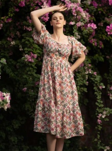 Rochie de vara cu diferite imprimeuri model nou cod x5691