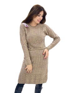 Rochie groasa tricot de dama COD ROCHIE-179