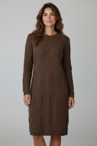 Rochie groasa tricot de dama COD ROCHIE-189