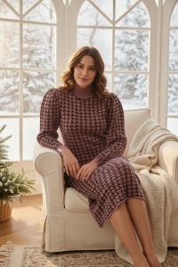 Rochie groasa tricot de dama COD ROCHIE-229
