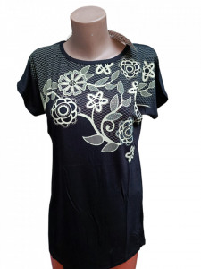 Tricou dama cu maneca scurta cod a4014 - Img 2