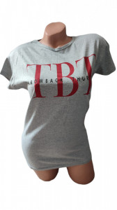 Tricou dama cu maneca scurta cod a838 - Img 2