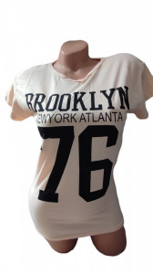 Tricou dama cu maneca scurta cod a868 - Img 2