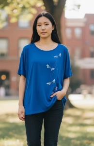 Tricou dama cu maneca scurta, marimi pana la 10xl