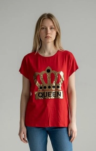 Tricou dama cu maneca scurta, marimi pana la 2xl