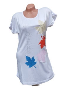 Tricou dama din bumbac calitativ model nou cod x1258