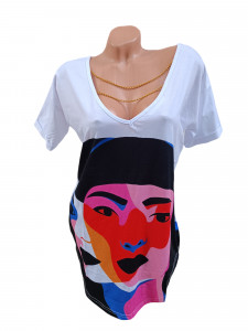 tricou scurt stil tunica model nou cod L16784