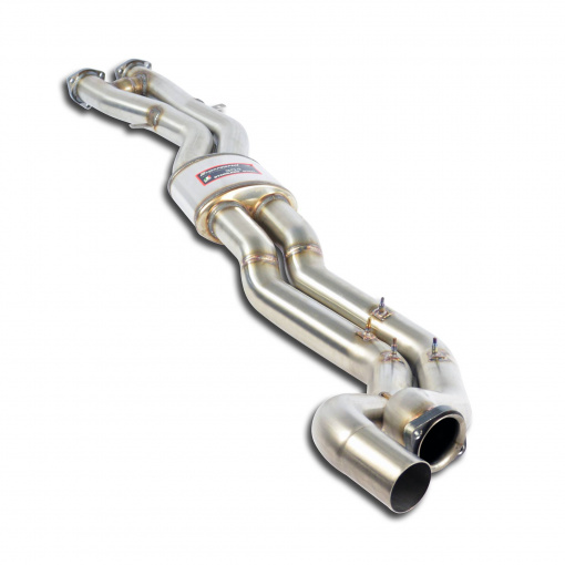 Supersprint Centre exhaust Twin Pipe - Resonated
