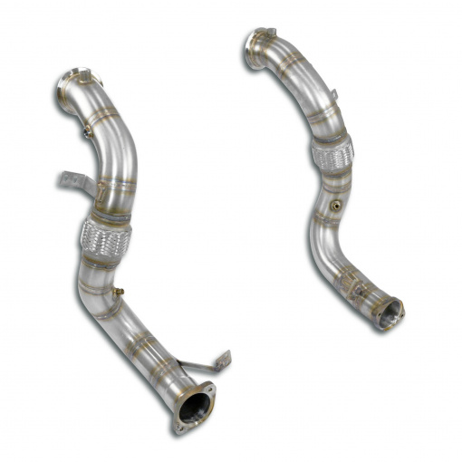 Supersprint Downpipe kit Right - Left (Replaces catalytic converter)