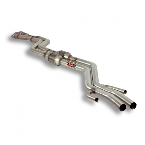 Supersprint Centre exhaust with Metallic catalytic converter Right + Left
