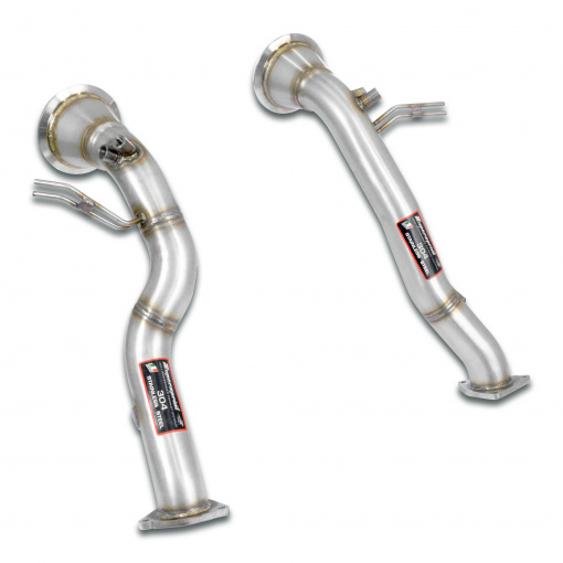 Supersprint Downpipe right - left (Replaces catalytic)(Left / Right Hand Drive)