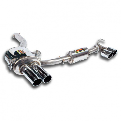 Supersprint Rear exhaust "Power loop" Right OO80 + Left OO80