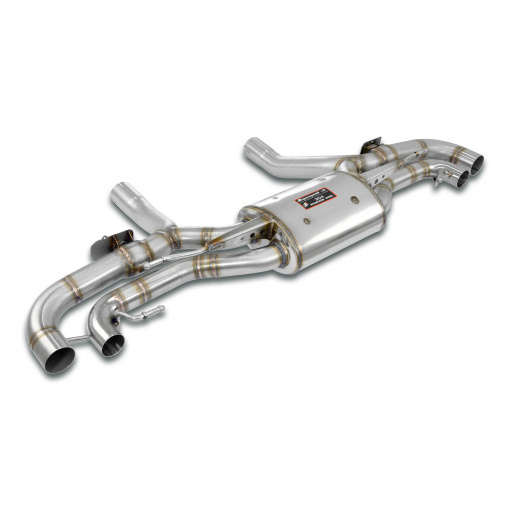Supersprint Rear exhaust right - left with valve
