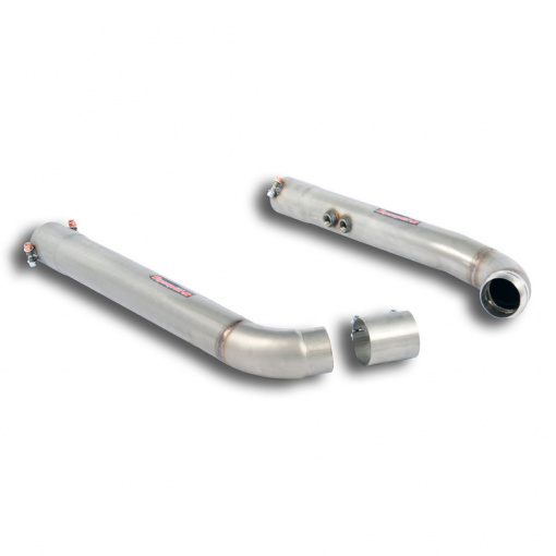 Supersprint Right - Left pipe kit (fits to the stock, secondary catalytic)