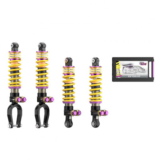 KW Coilover suspension V5 (incl. deactivation for electronic dampers) Lamborghini Huracan LP 610-4 Coupe 5.2i V10 (610 Hp)