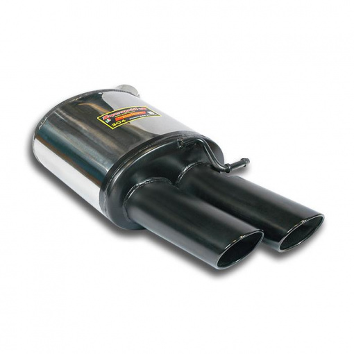 Supersprint Rear exhaust Left 100x75 "Gun Metal Grey"