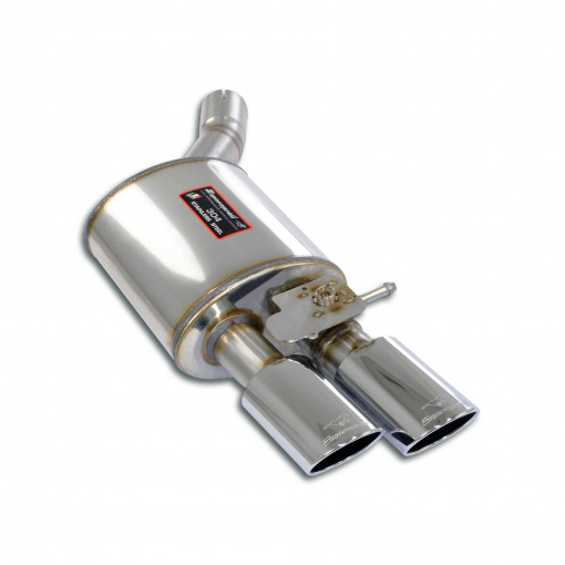 Supersprint Rear exhaust Left 100x75 with valve