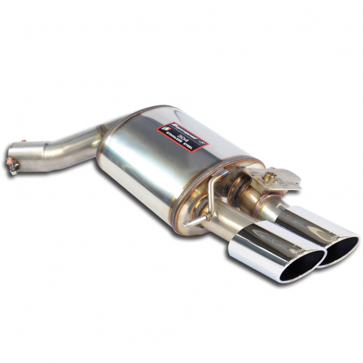 Supersprint Rear exhaust Right 100x75 with valve