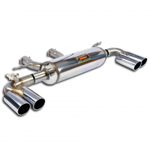 Supersprint Rear exhaust Right OO80 - Left OO80 with valve
