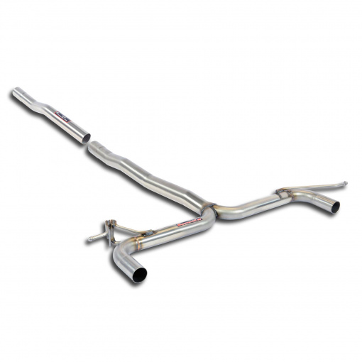 Supersprint Rear pipe "Y-Pipe" Right - Left(Muffler delete)