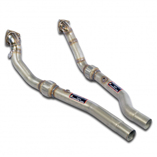 Supersprint Right & Left Turbo downpipe kit(Eliminates the primary and the secondary catalytics)
