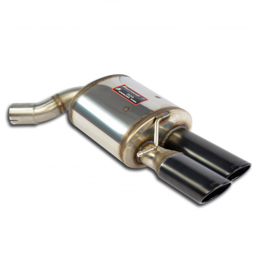Supersprint Rear exhaust Right 100x75 "Gun Metal Grey"