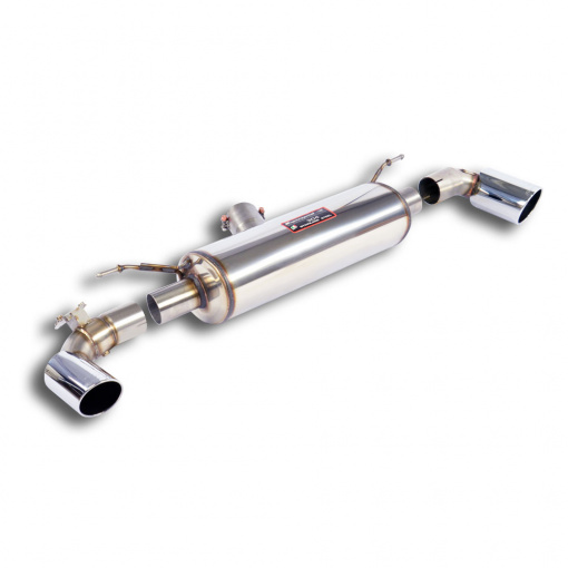 Supersprint Rear exhaust Right O100 - Left O100 with valve