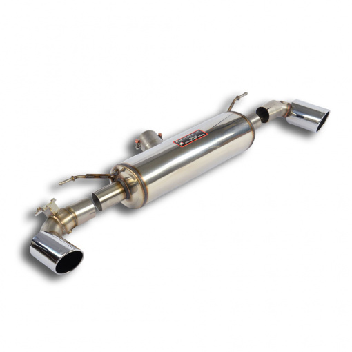Supersprint Rear exhaust Right O100 - Left O100 with valve