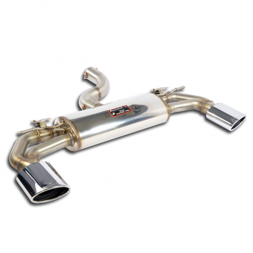 Supersprint Rear exhaust with valves right - left 145x95