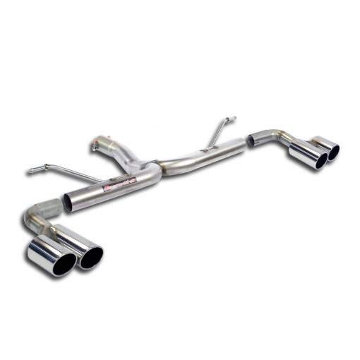 Supersprint Rear pipe Right OO80 - Left OO80(Muffler delete)